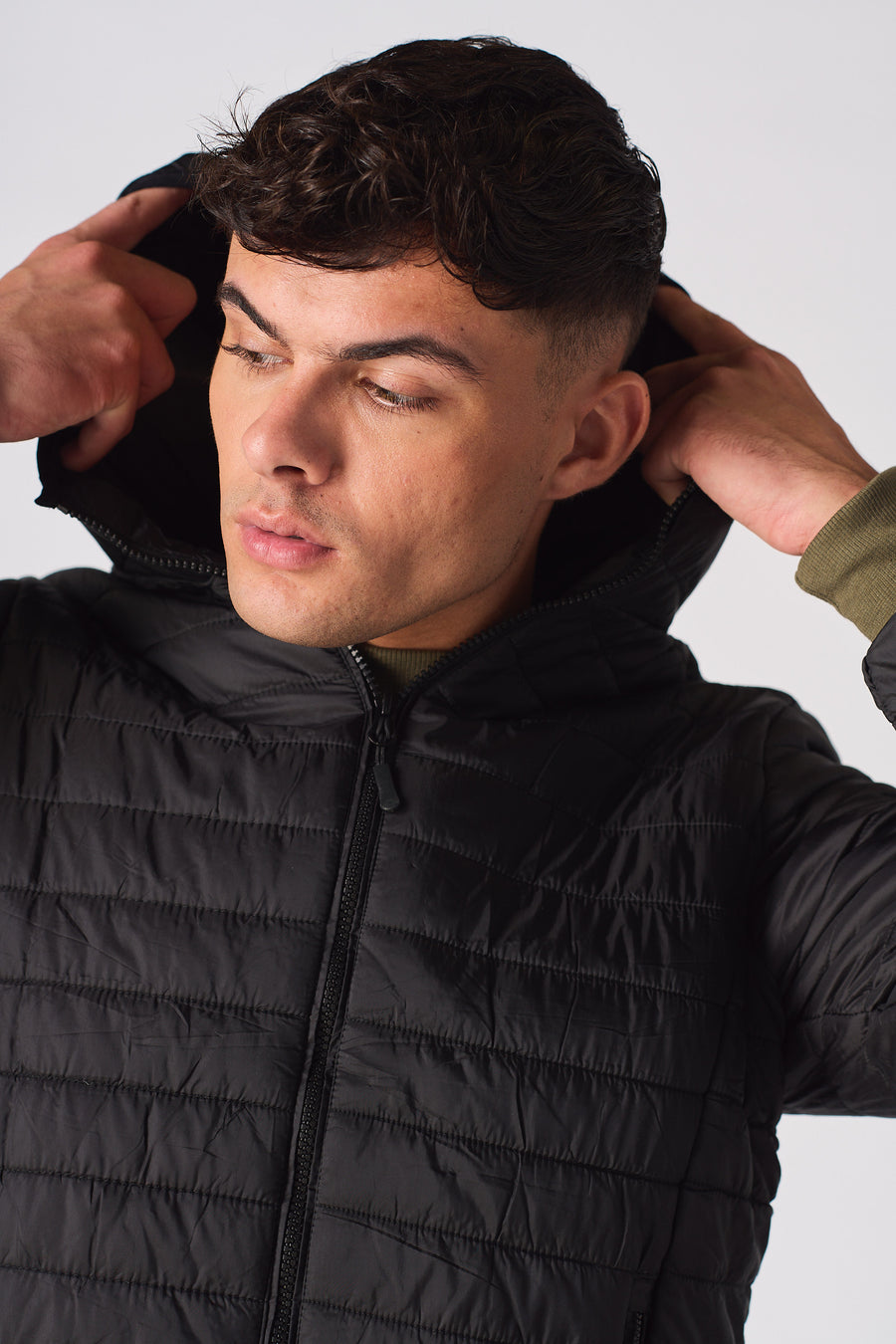 PUFFER JACKET - BLACK -  Men's Puffer Jackets