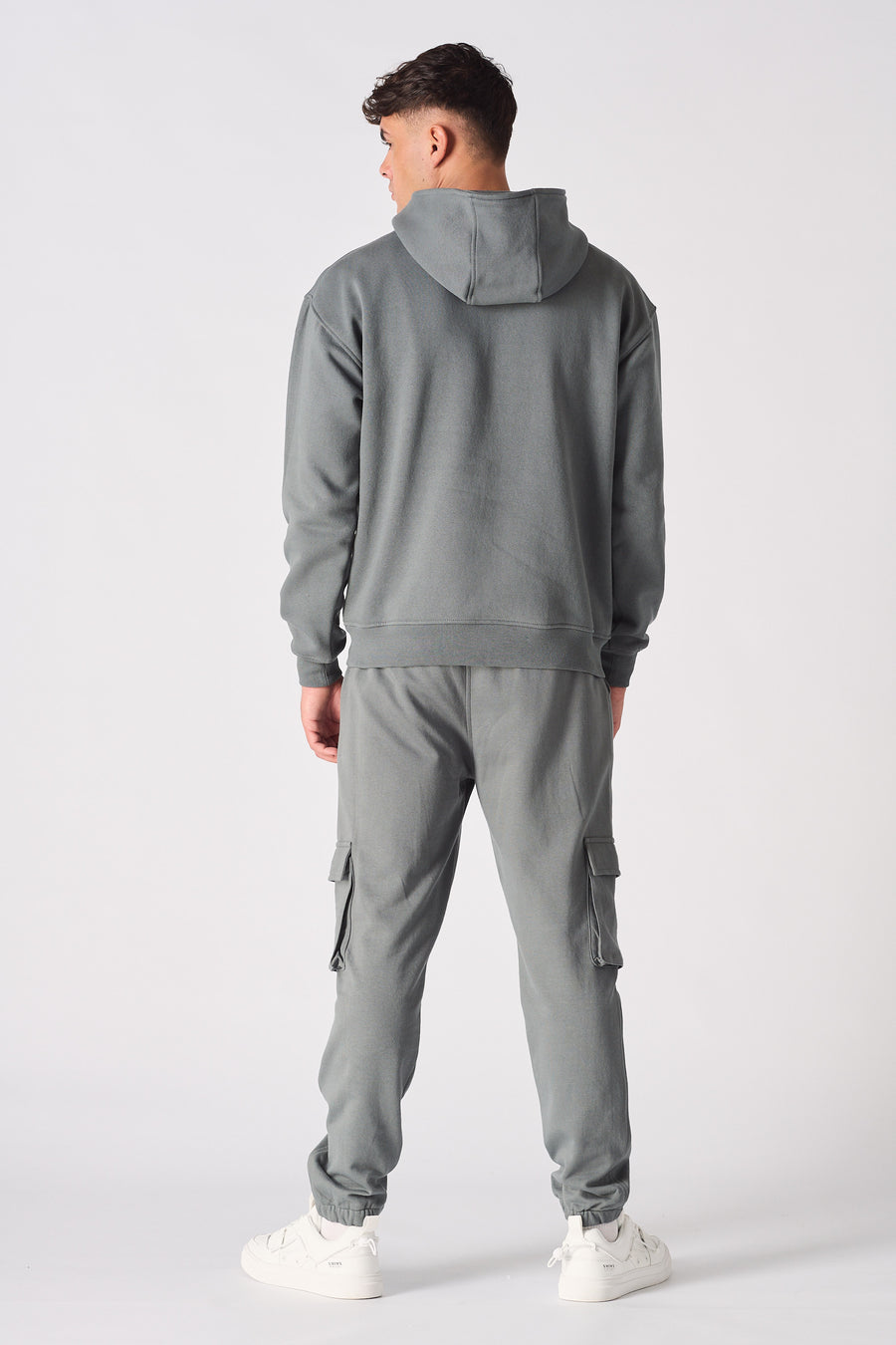 PULLOVER HOODIE - GREY -  MEN'S HOODIES