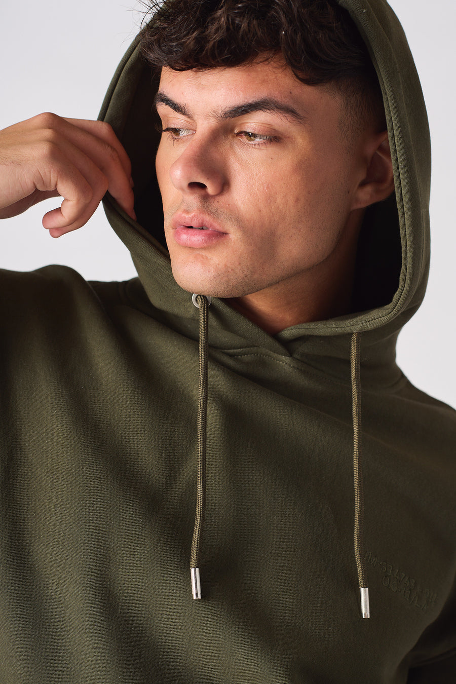 PULLOVER HOODIE - KHAKI -  MEN'S HOODIES