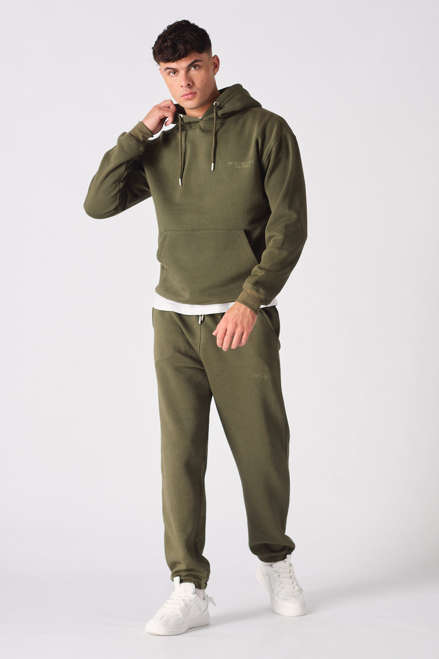 PULLOVER HOODIE - KHAKI -  MEN'S HOODIES