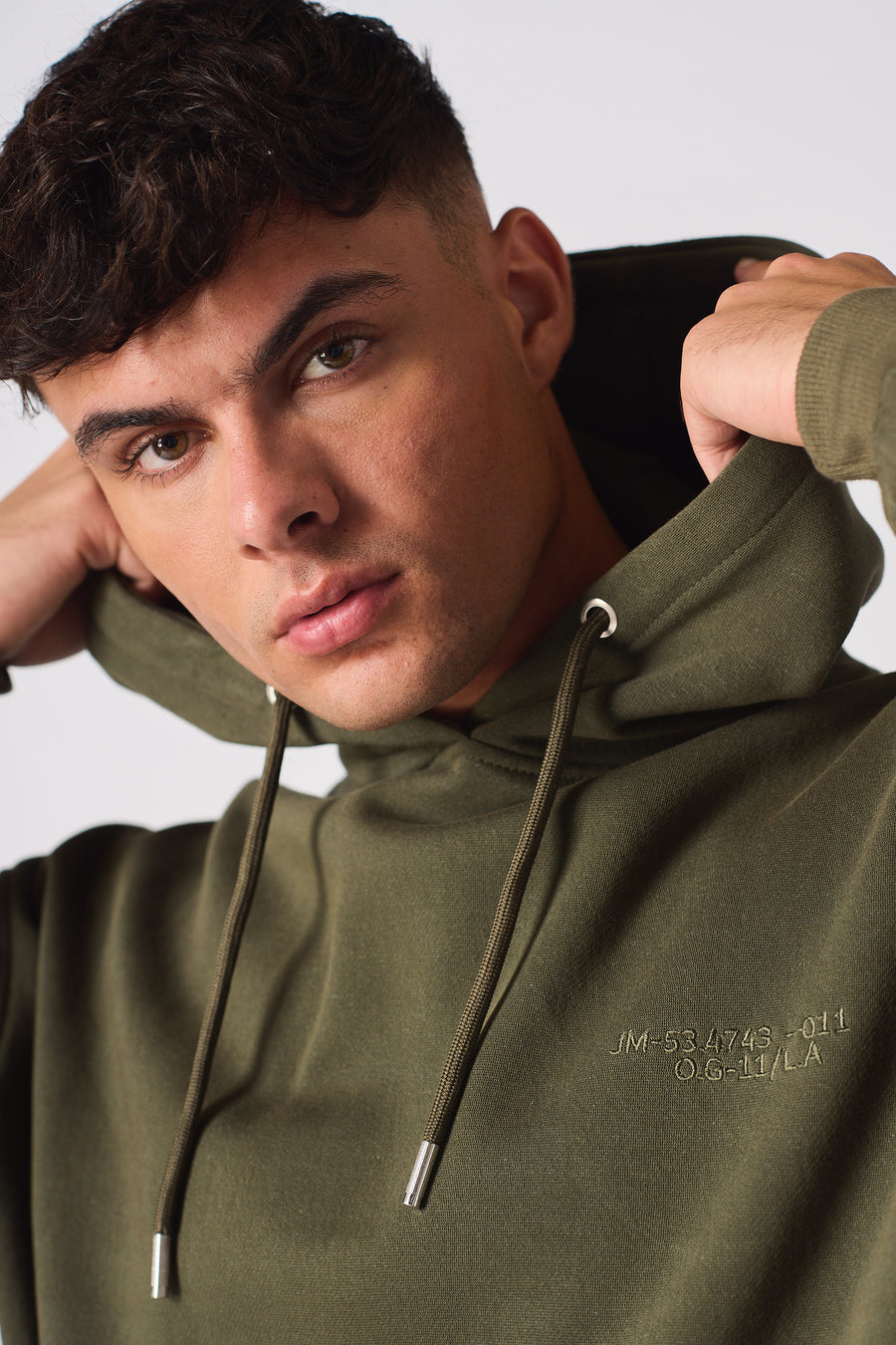 PULLOVER HOODIE - KHAKI -  MEN'S HOODIES