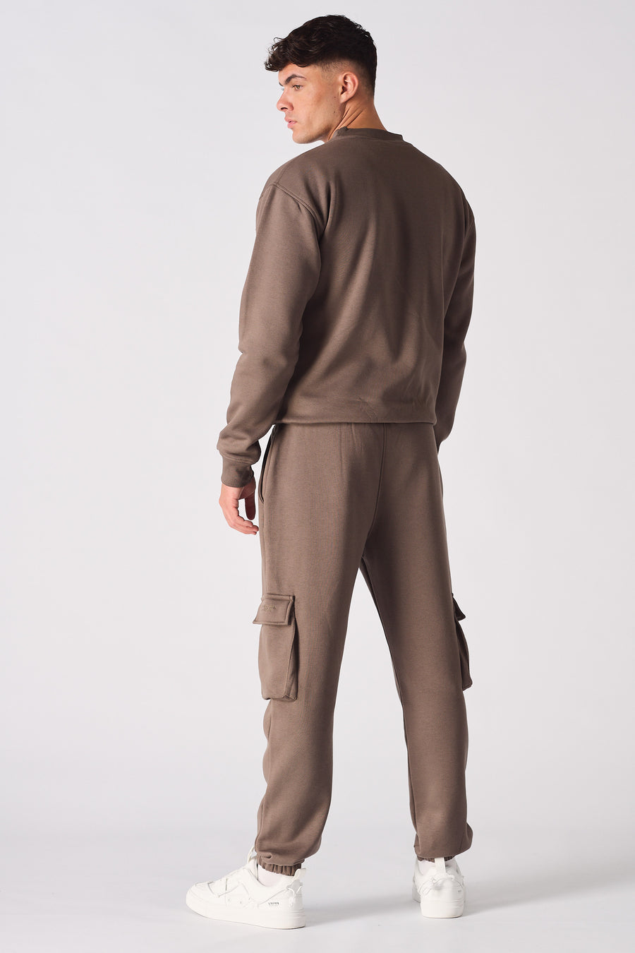 RELAXED FIT CARGO JOGGER - BROWN -  Men's Cargo Joggers