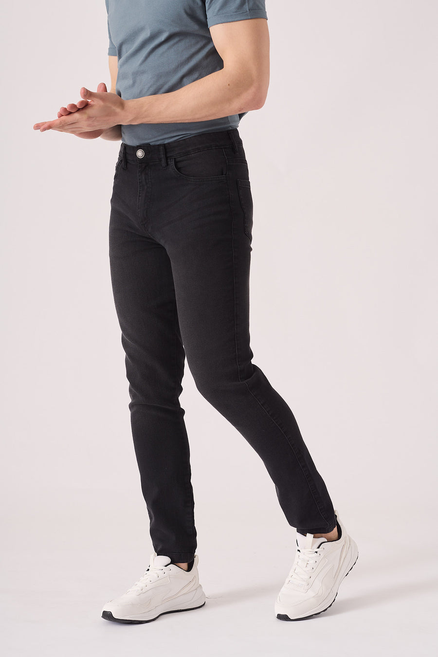 SKINNY FIT JEANS - BLACK -  Men's Skinny Jeans