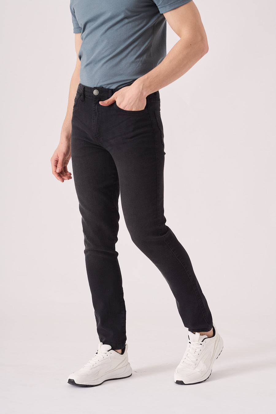 SKINNY FIT JEANS - BLACK -  Men's Skinny Jeans