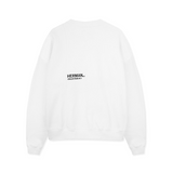 HERMAN CREW NECK SWEATSHIRT - WHITE