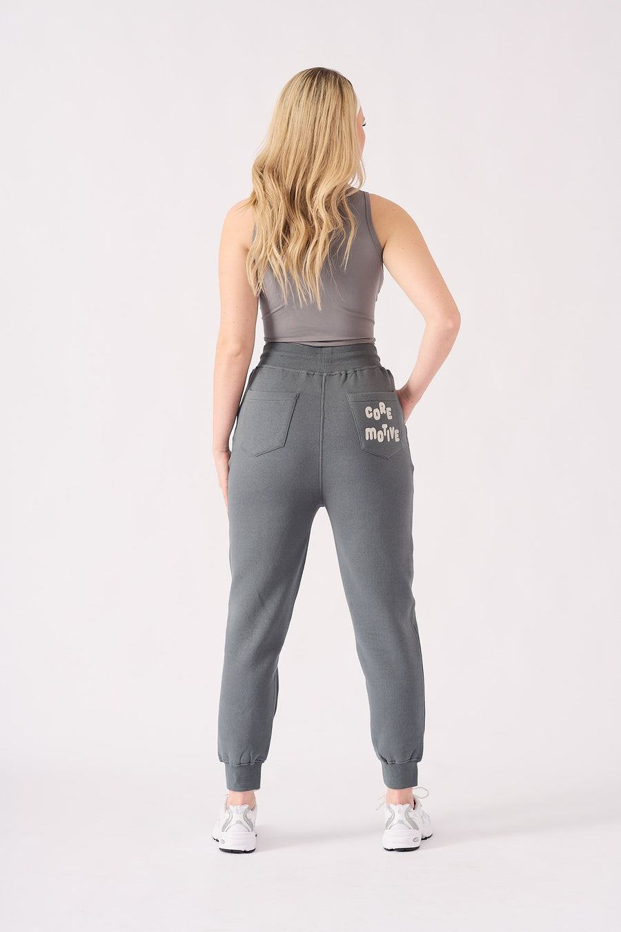 TAPERED JOGGERS - GREY -  WOMEN'S JOGGERS