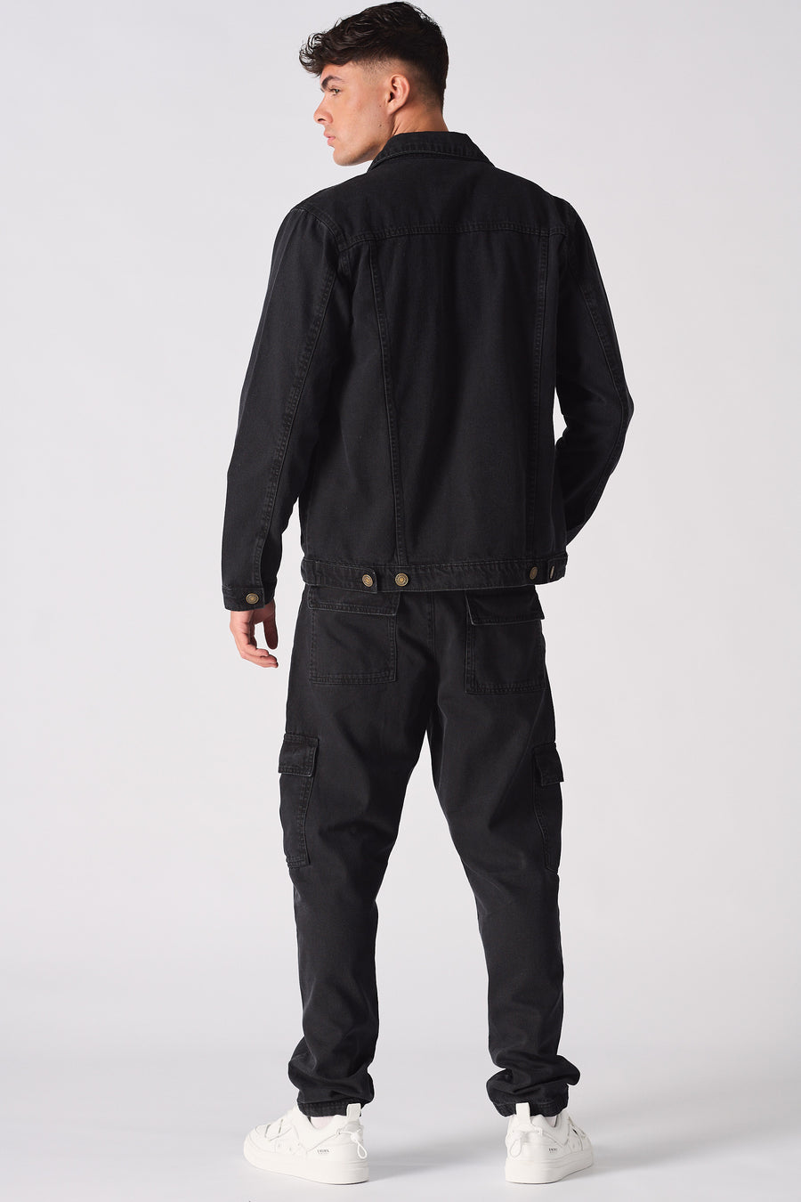 WESTERN DENIM JACKET - BLACK WASH -  Men's Denim Jackets
