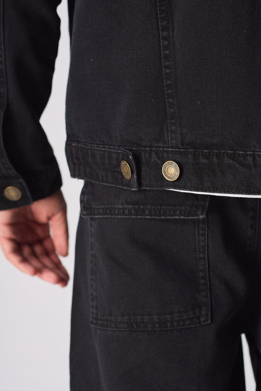 WESTERN DENIM JACKET - BLACK WASH -  Men's Denim Jackets