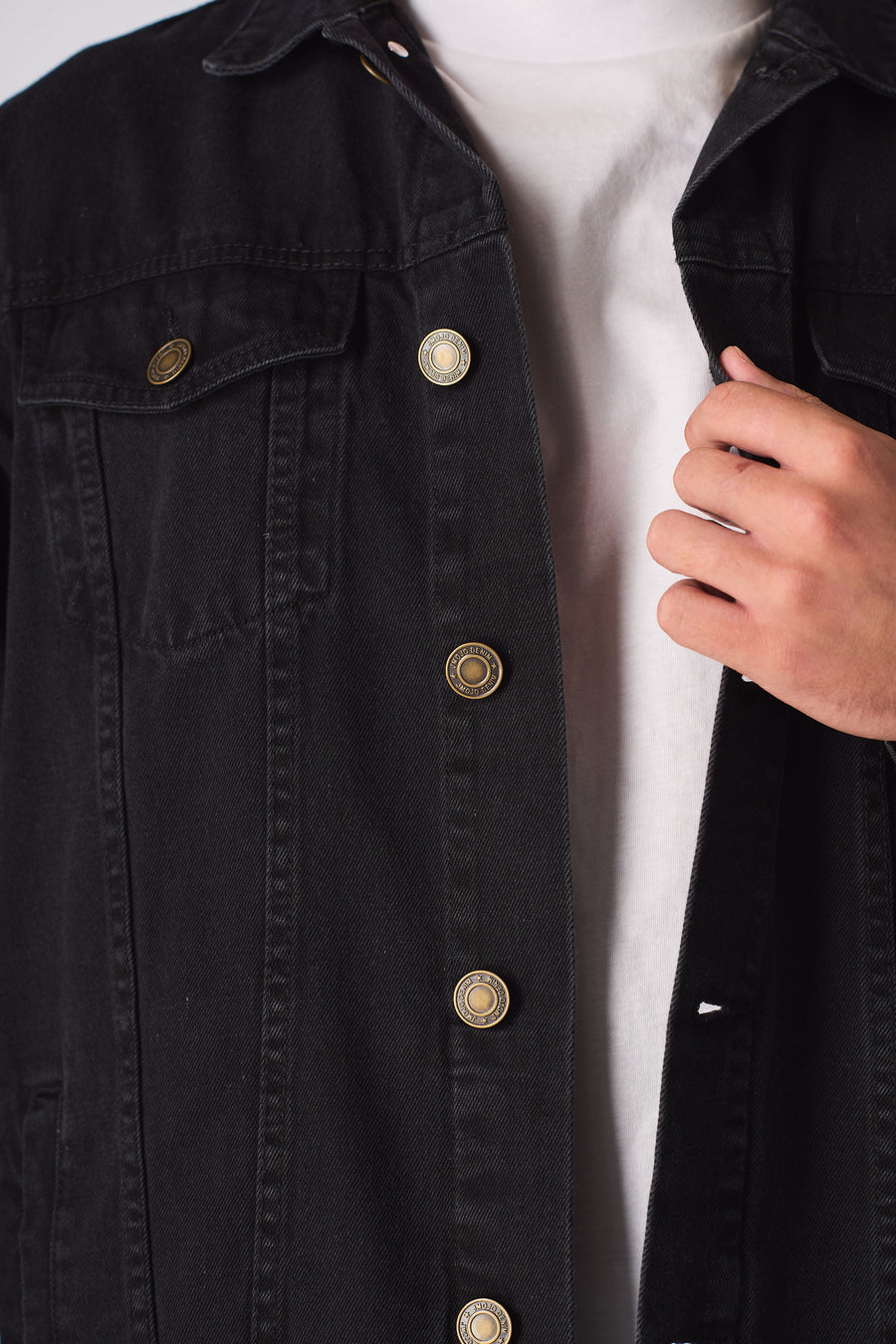 WESTERN DENIM JACKET - BLACK WASH -  Men's Denim Jackets