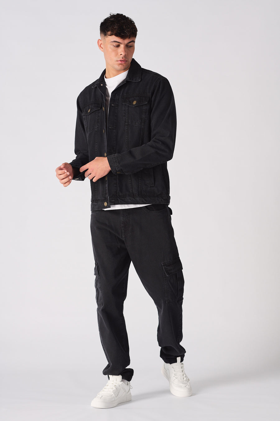 WESTERN DENIM JACKET - BLACK WASH -  Men's Denim Jackets