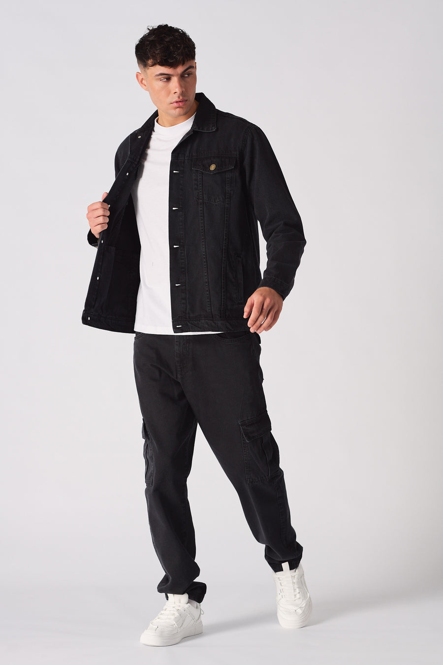 WESTERN DENIM JACKET - BLACK WASH -  Men's Denim Jackets