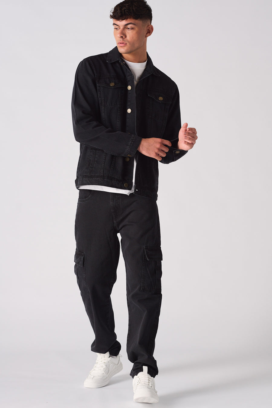 WESTERN DENIM JACKET - BLACK WASH -  Men's Denim Jackets