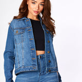 Quarry Denim Trucker Jacket – Mid-Blue
