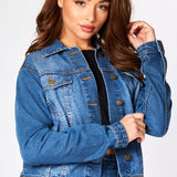 Quarry Denim Trucker Jacket – Mid-Blue