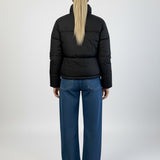 Iris Waterproof Puffer Jacket - Black