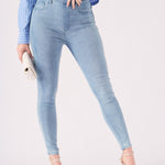 Amira High Waisted Jegging – Light Blue - JMOJO - Women's Skinny Jean Jegging