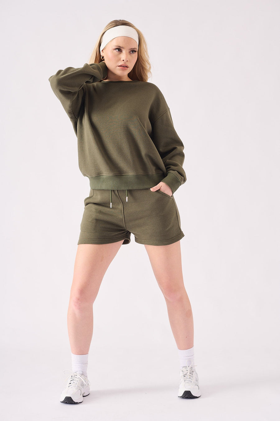 Astra Crew Neck Jumper – Khaki - JMOJO - WOMEN'S JUMPERS