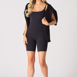 ATHLEISURE STRAPPY UNITARD - BLACK - JMOJO - Women's Athleisure Strappy