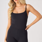 ATHLEISURE STRAPPY UNITARD - BLACK - JMOJO - Women's Athleisure Strappy