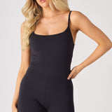 ATHLEISURE STRAPPY UNITARD - BLACK - JMOJO - Women's Athleisure Strappy