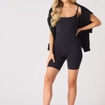 ATHLEISURE STRAPPY UNITARD - BLACK - JMOJO - Women's Athleisure Strappy