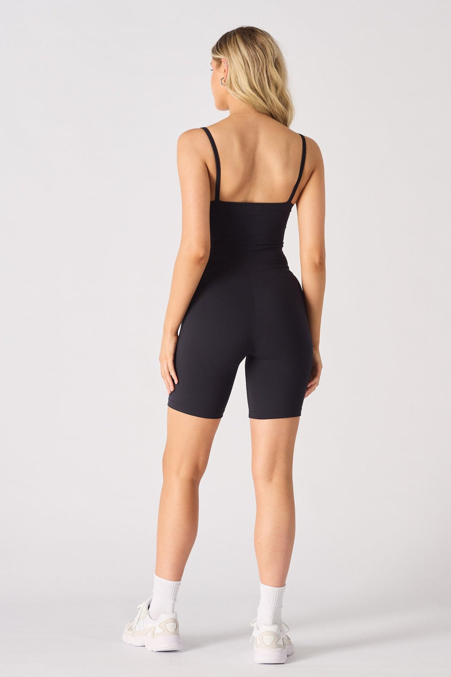 ATHLEISURE STRAPPY UNITARD - BLACK - JMOJO - Women's Athleisure Strappy