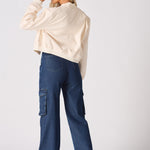 BOMBER JACKET - BEIGE - JMOJO - Women's Bomber Jackets