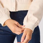 BOMBER JACKET - BEIGE - JMOJO - Women's Bomber Jackets