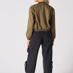 BOMBER JACKET - KHAKI - JMOJO - Women's Bomber Jackets