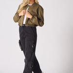 BOMBER JACKET - KHAKI - JMOJO - Women's Bomber Jackets