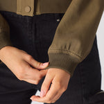 BOMBER JACKET - KHAKI - JMOJO - Women's Bomber Jackets