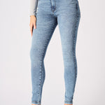 Booni Sculpt High Rise Stretch Skinny Jeans - Light Blue - JMOJO - Women's Skinny Jeans
