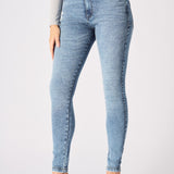 Booni Sculpt High Rise Stretch Skinny Jeans - Light Blue - JMOJO - Women's Skinny Jeans