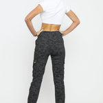 CAMO CARGO JOGGER - BLACK - JMOJO - Women's Cargo Joggers