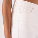 Ceci High Waisted Relaxed Straight Leg Jeans - White - JMOJO - Women's Straight Leg Jeans