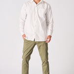 COTTON SHIRT - WHITE - JMOJO - Men's cotton shirts