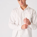 COTTON SHIRT - WHITE - JMOJO - Men's cotton shirts