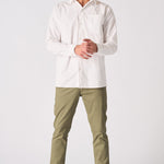 COTTON SHIRT - WHITE - JMOJO - Men's cotton shirts