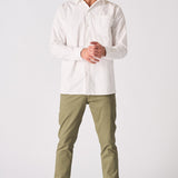 COTTON SHIRT - WHITE - JMOJO - Men's cotton shirts