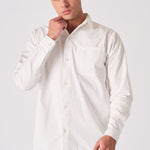 COTTON SHIRT - WHITE - JMOJO - Men's cotton shirts