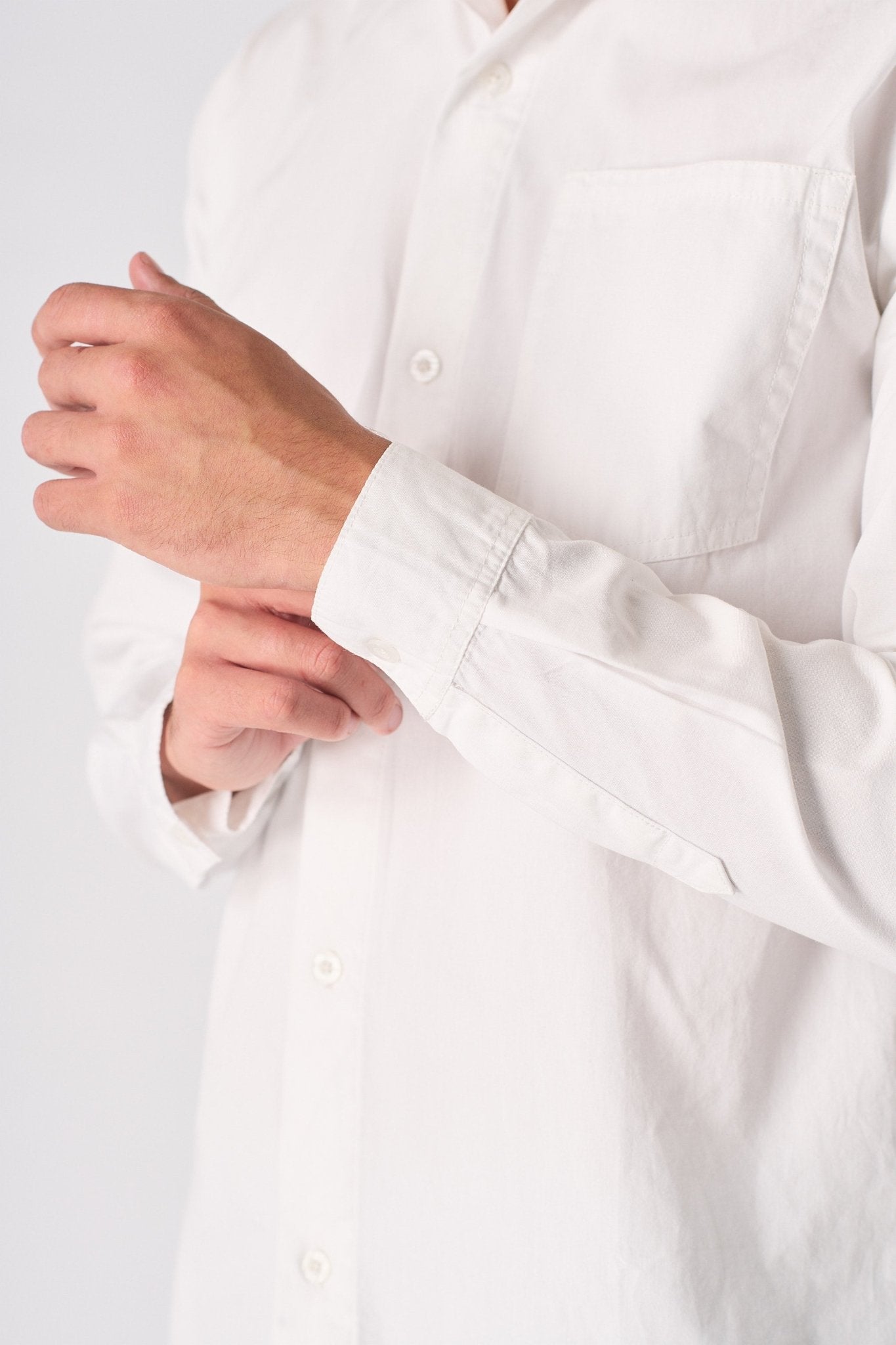 COTTON SHIRT - WHITE - JMOJO - Men's cotton shirts