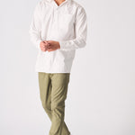COTTON SHIRT - WHITE - JMOJO - Men's cotton shirts