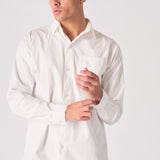 COTTON SHIRT - WHITE - JMOJO - Men's cotton shirts