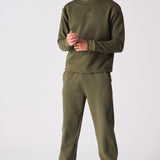 CREW NECK SWEATSHIRT - KHAKI - JMOJO - Men's Sweatshirts