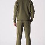 CREW NECK SWEATSHIRT - KHAKI - JMOJO - Men's Sweatshirts