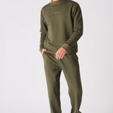 CREW NECK SWEATSHIRT - KHAKI - JMOJO - Men's Sweatshirts