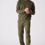 CREW NECK SWEATSHIRT - KHAKI - JMOJO - Men's Sweatshirts
