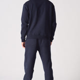 CREW NECK SWEATSHIRT - NAVY BLUE - JMOJO - Men's Sweatshirts