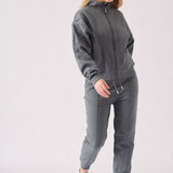 Elowen Zip Up Sweatshirt – Grey - JMOJO - Women's Zip - up Sweatshirts
