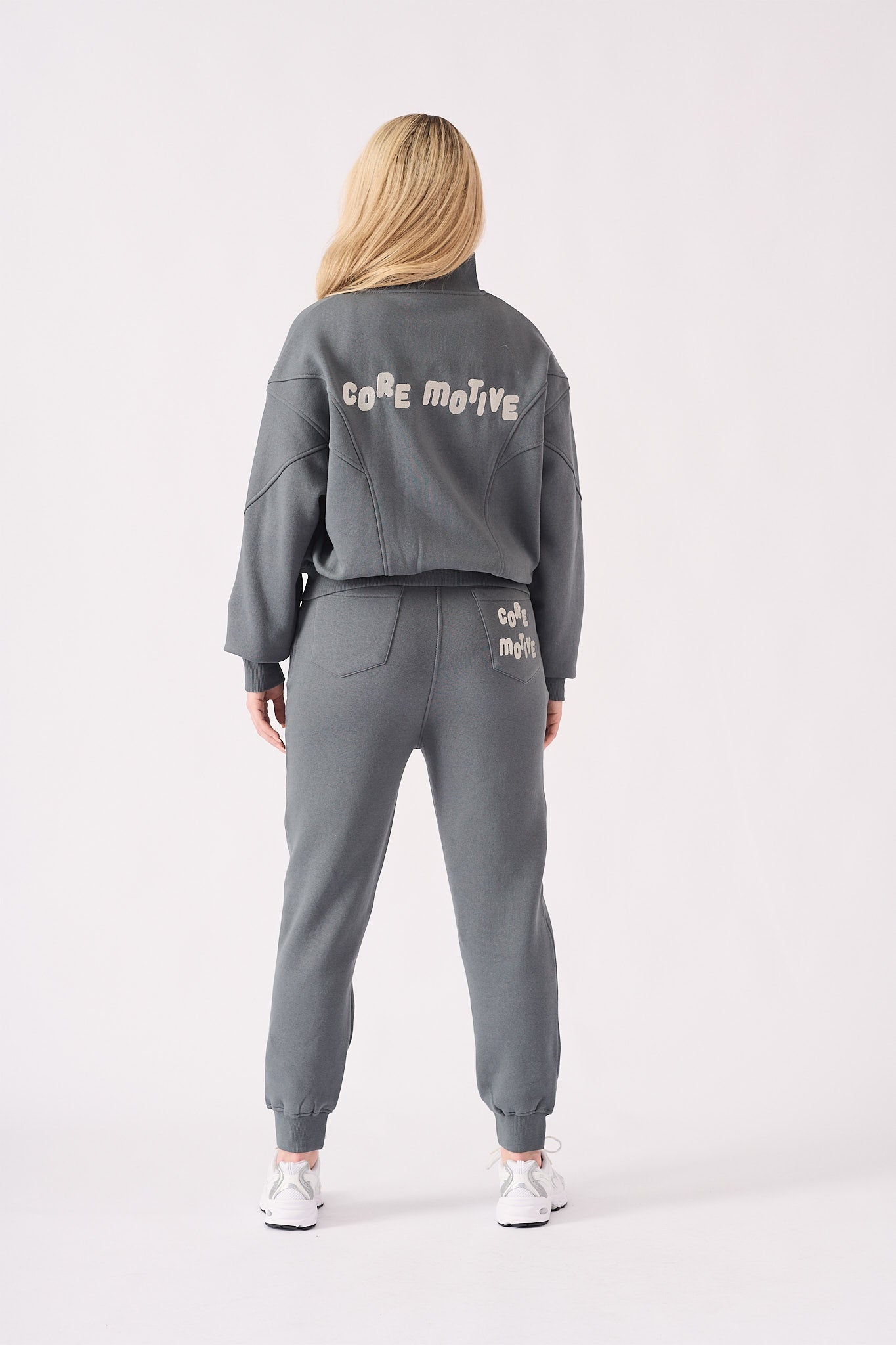 Elowen Zip Up Sweatshirt – Grey - JMOJO - Women's Zip - up Sweatshirts